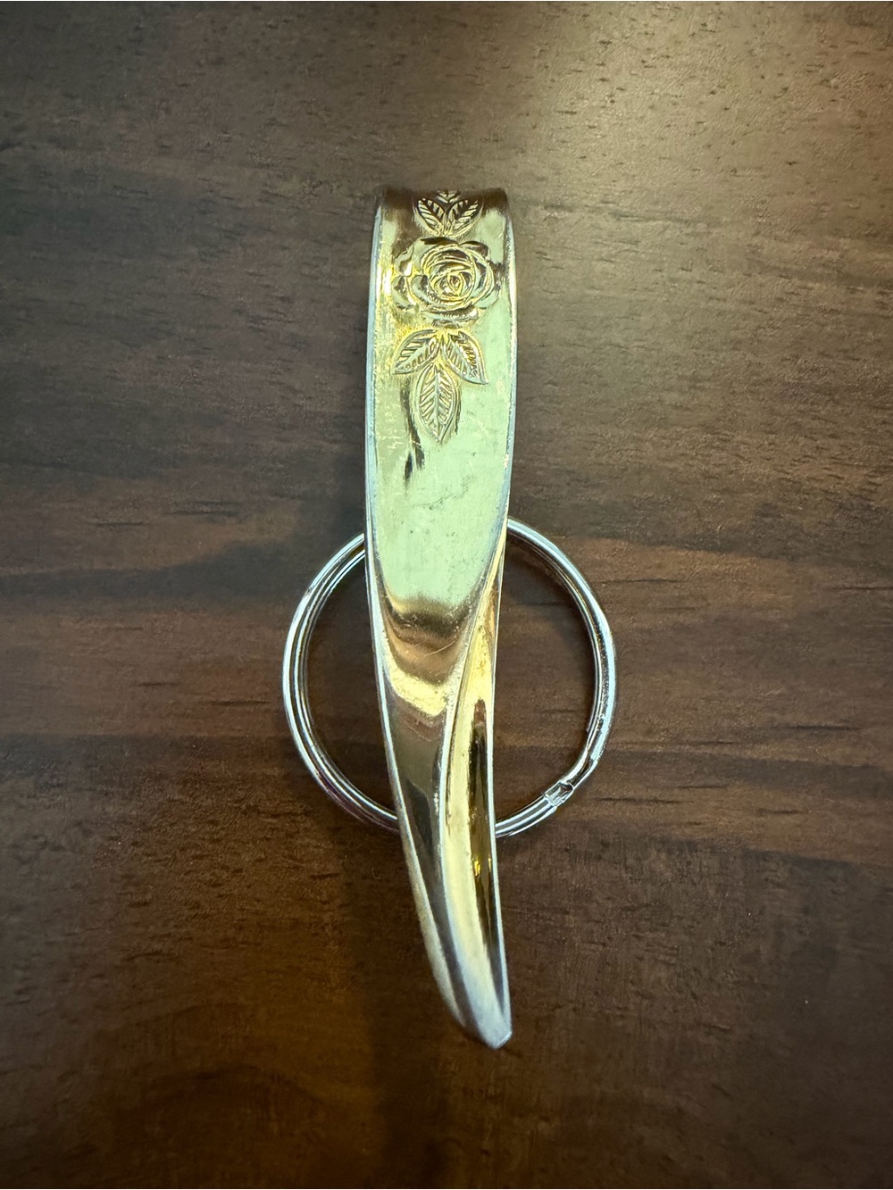 Stainless Rose Spoon Purse Clip